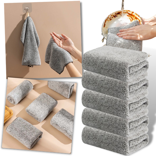 Absorbent Microfiber Bamboo Dishcloth