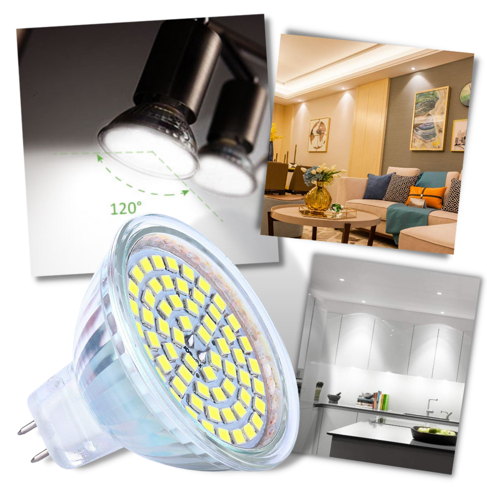 3-Pack Energy Saving LED Light Bulbs