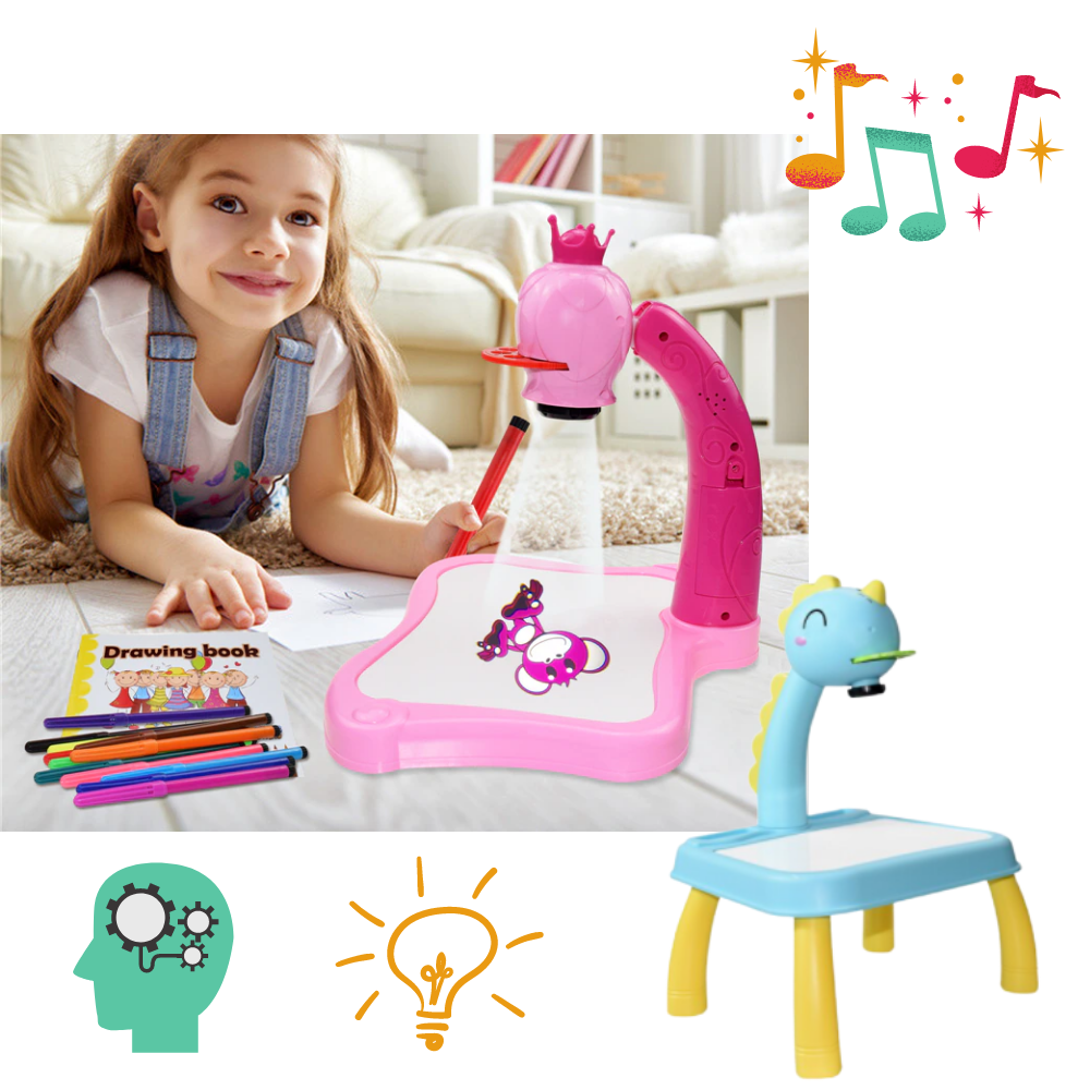 Children projection drawing board