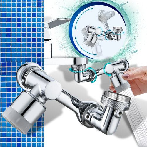 Anti-splash Rotating Water Faucet Extender