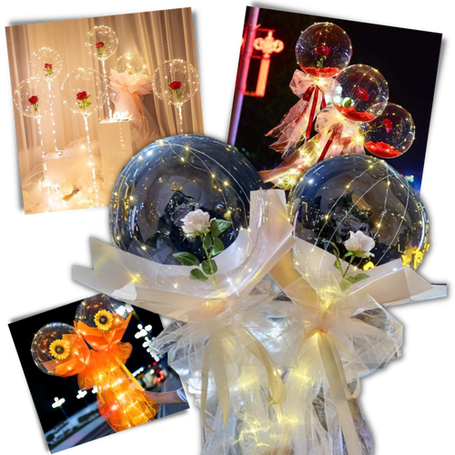 Beautiful Rose LED Balloon