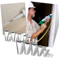 Stainless Steel Caulking Nozzle Set