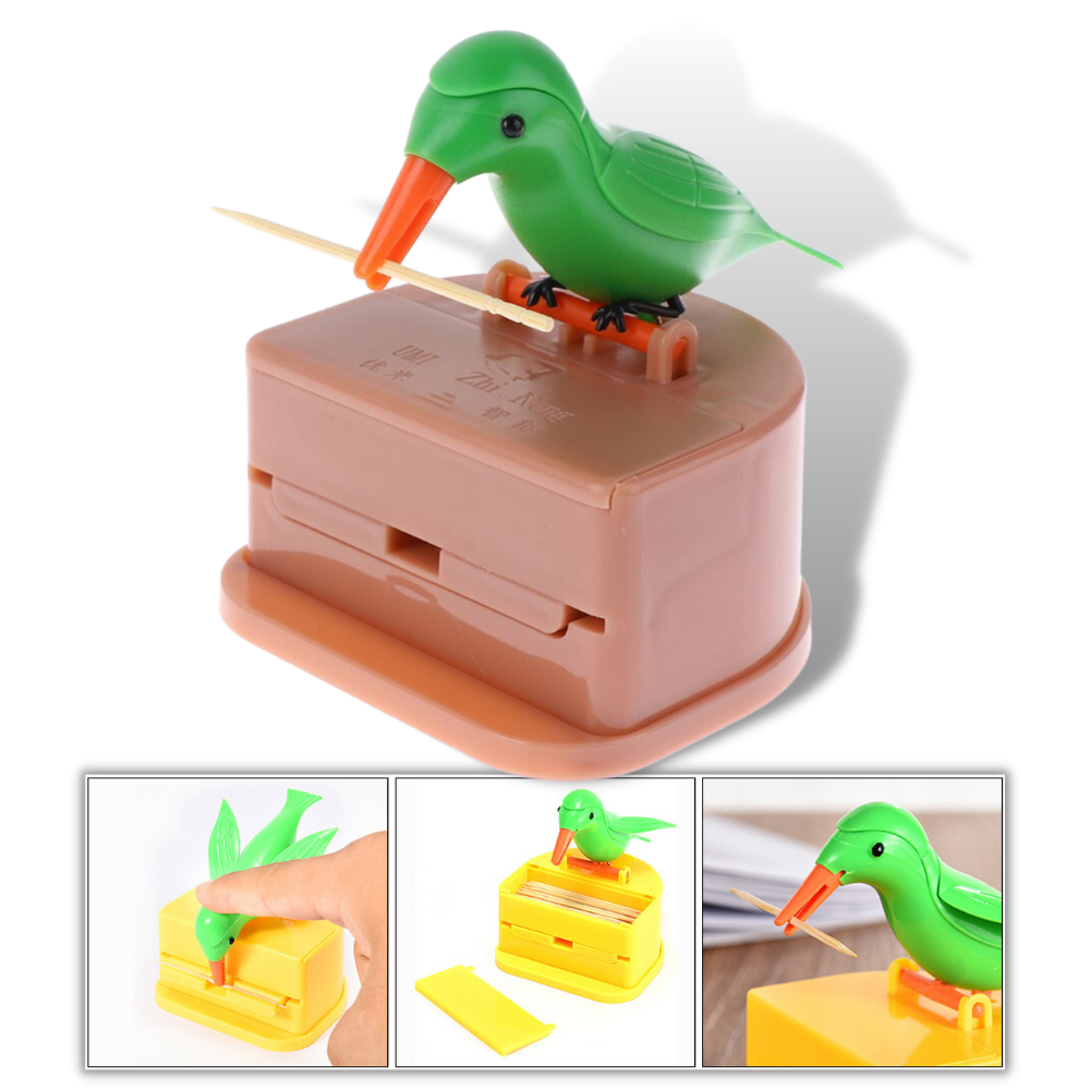 Bird Toothpick Dispenser Box