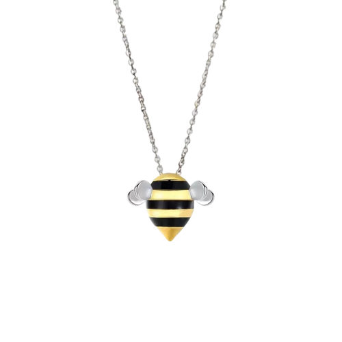 Bee-shaped necklace