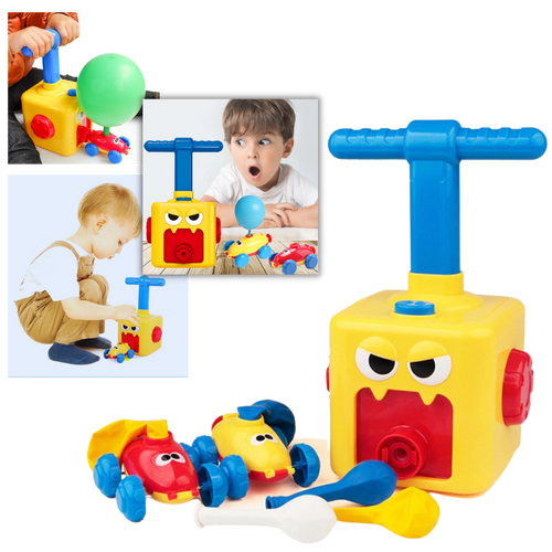 Balloon car toy launcher