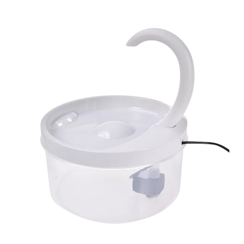 Auto water fountain for cat with LED light