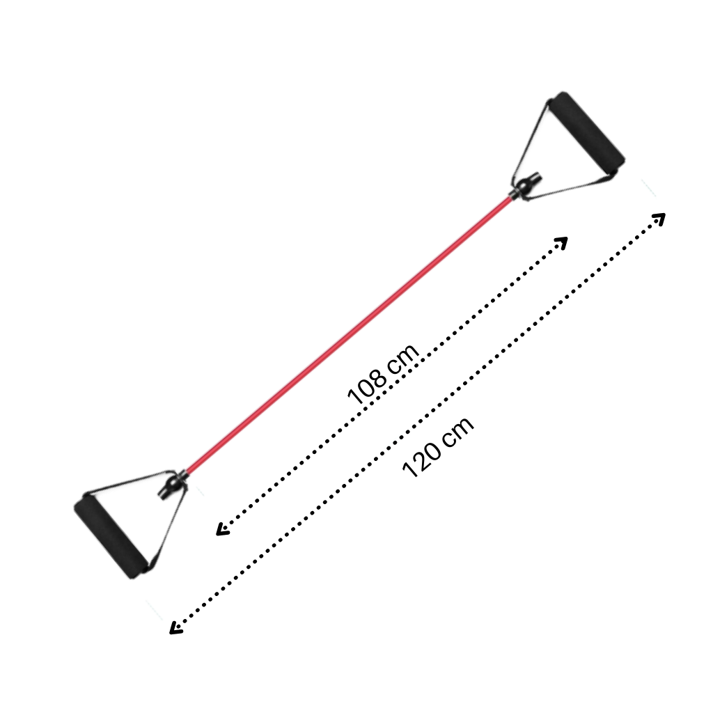 Complete Exercise Resistance Bands Set (11 Pcs)