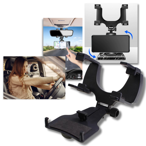 Car Rearview Mirror Phone Holder