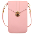 Touchscreen phone crossbody bag