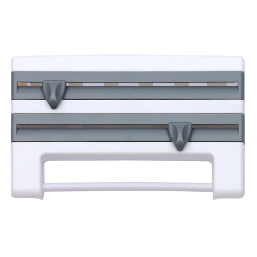 4-in-1 Wall Mounted Plastic Film and Paper Towel Holder