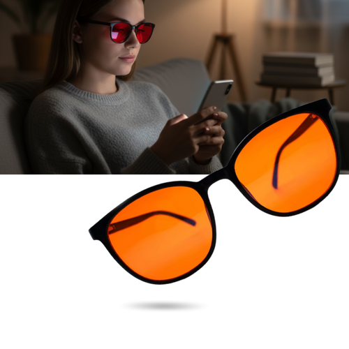 Blue Light Filter Red Glasses