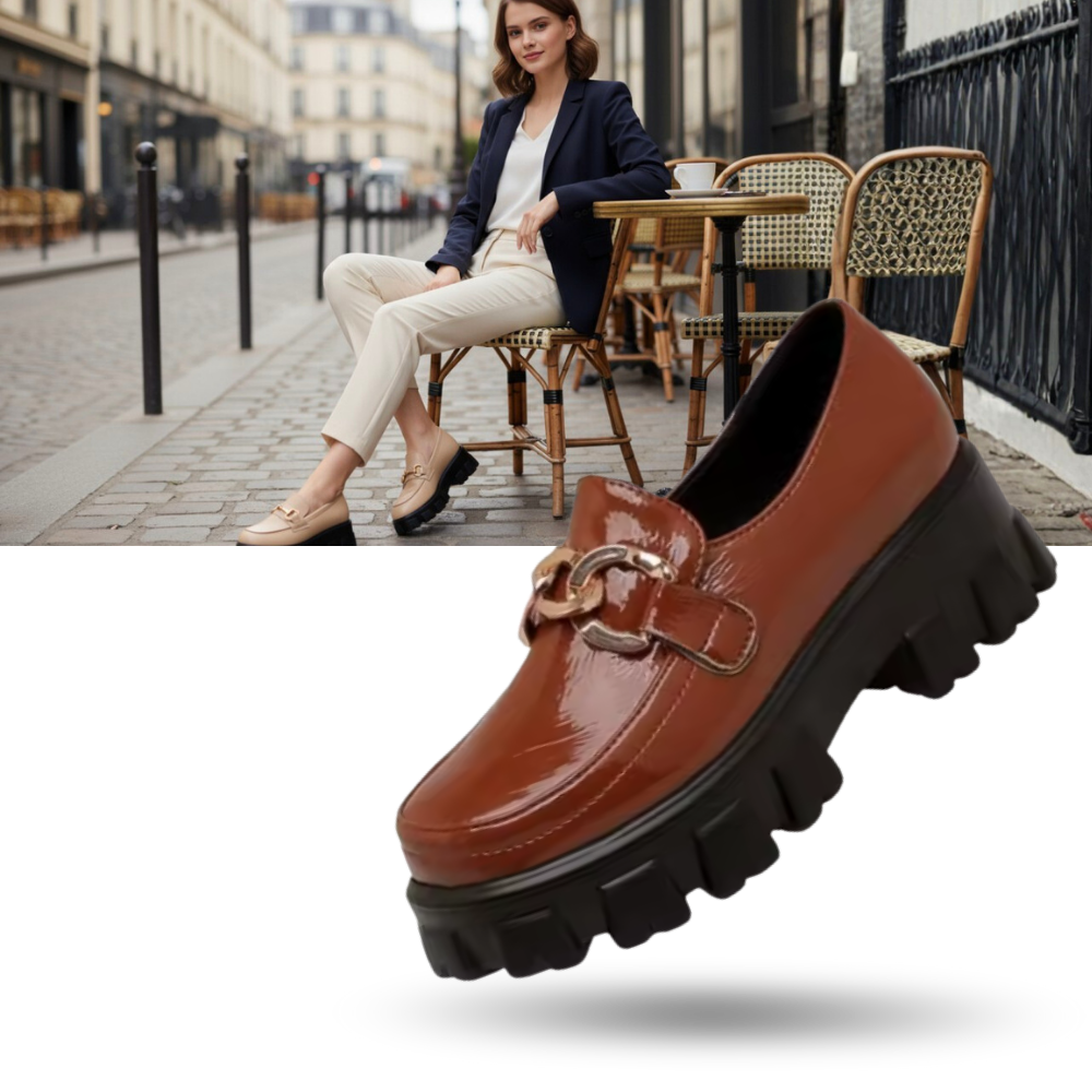 Chunky Stylish Leather Loafers