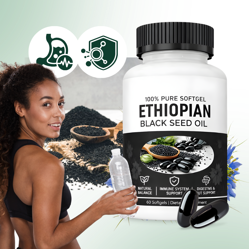 Cold-Pressed Black Seed Oil Capsule
