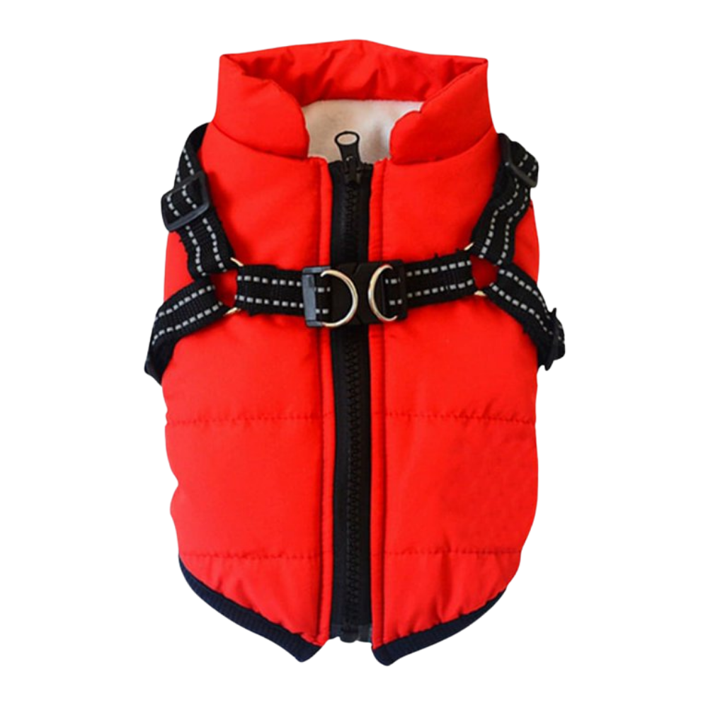 Cozy Dog Harness Winter Jacket