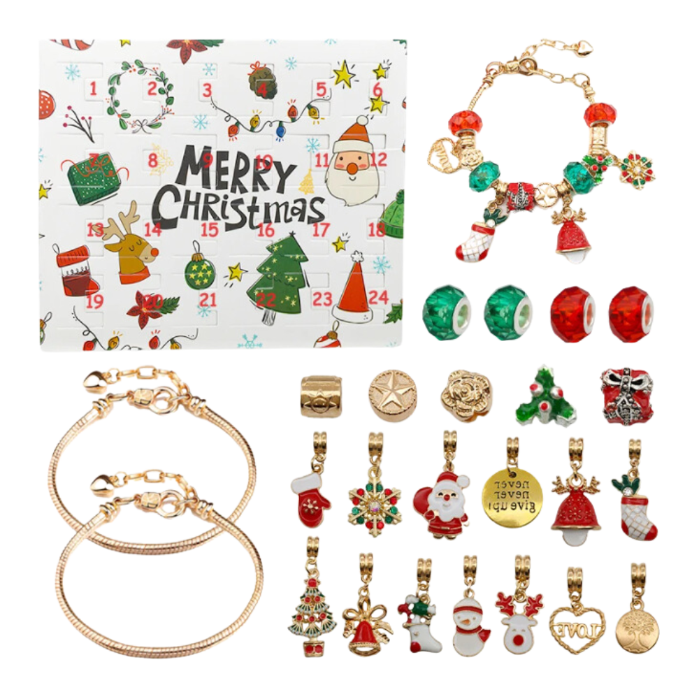 DIY Jewelry 24-day Countdown Advent Calendar
