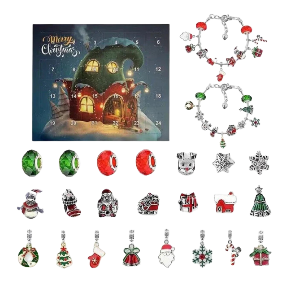DIY Jewelry 24-day Countdown Advent Calendar