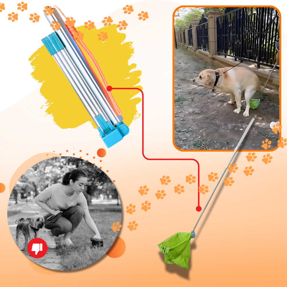 Easy Cleanup Dog Pooper Scooper