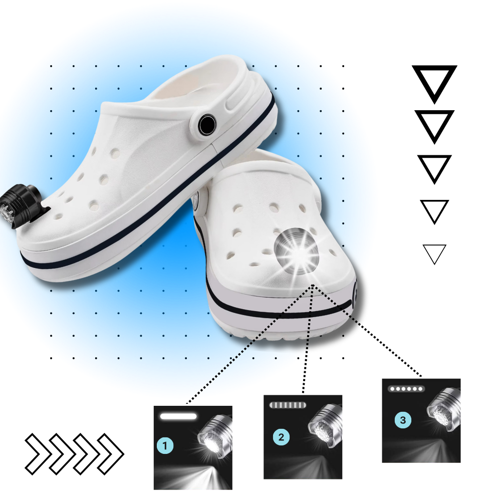 Hands-Free Waterproof Crocs Light