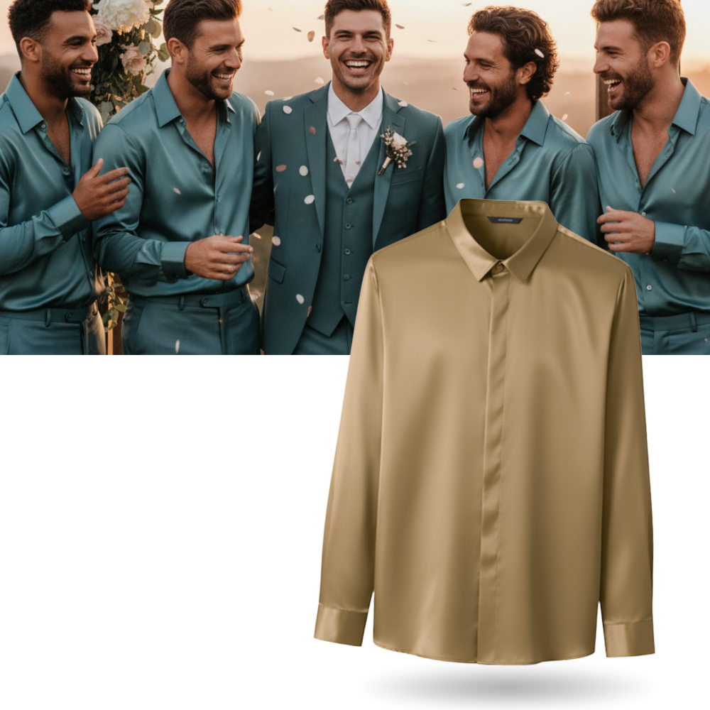 Non Iron Silk Blend Men's Polo