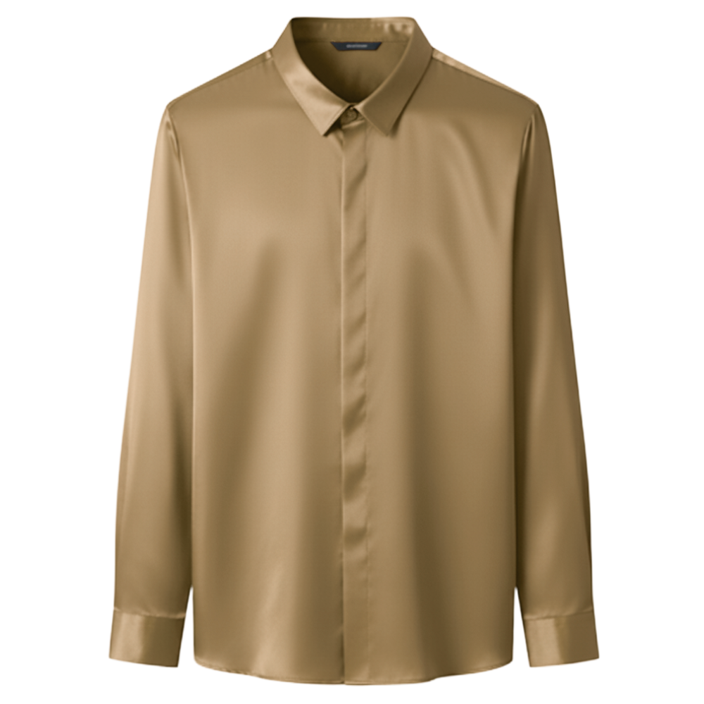 Non Iron Silk Blend Men's Polo