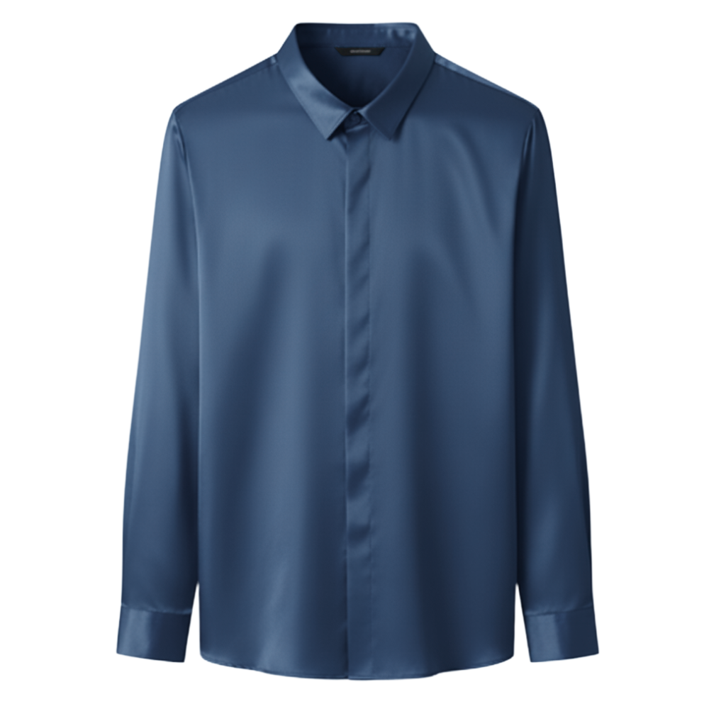 Non Iron Silk Blend Men's Polo