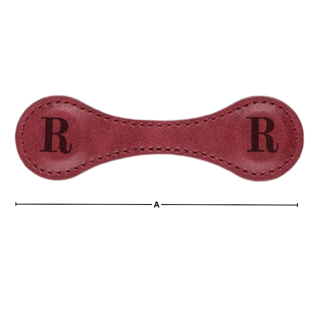 Sleek Personalized Magnetic Leather Bookmark