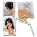 Snake Tassel Claw clip for hair