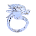 Unique Handmade Silver Dragon Ring