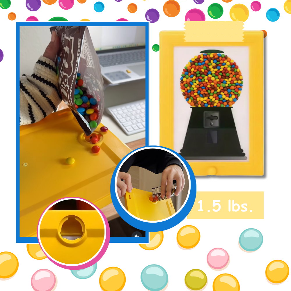 Wall-Mounted Candy Frame Dispenser