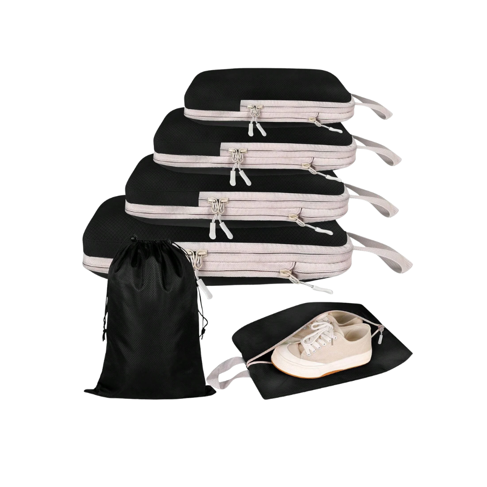 Zip Compress Luggage Organizer