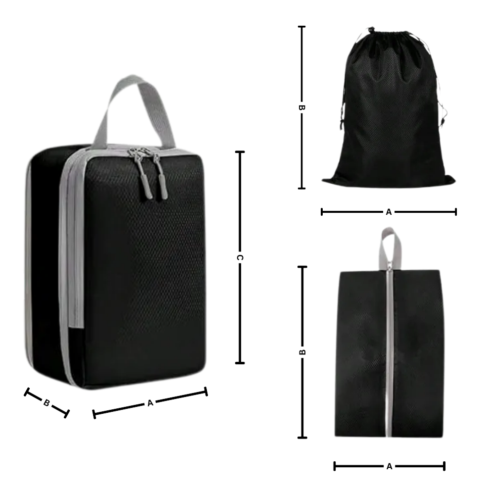Zip Compress Luggage Organizer